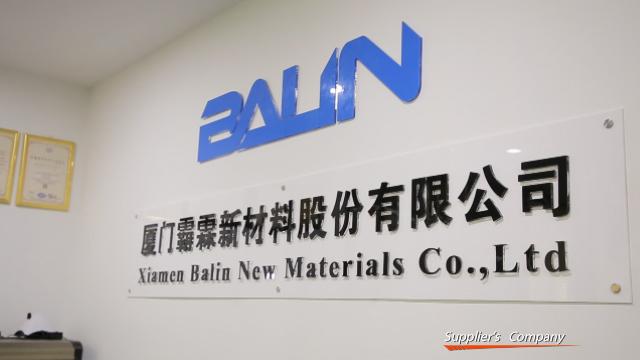 Verified China supplier - Xiamen Balin New Materials Co., Ltd.