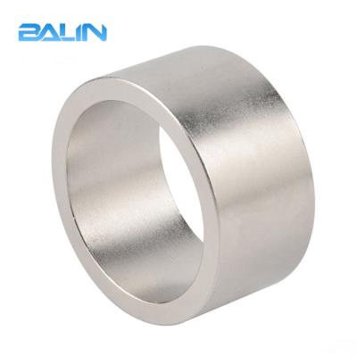 China Large Industrial Magnet Ring Neodymium Magnet Axially for sale