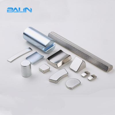 China Industrial Magnet Big Sale Force Neodymium Coat Rectangle Magnet Zinc Coat Manufacturer Price for sale