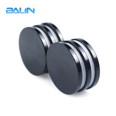 China Industrial Disc 1cm Epoxy Coated Magnet Black Neodymium Magnet for sale