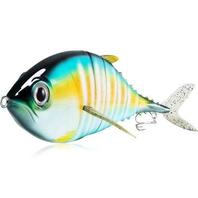 China Fishing Tackle Wholesale Bionic Hard Flexible Truscend Swimbait Multi Joints Bass Trout Big Bass Pike Lure For Sea for sale