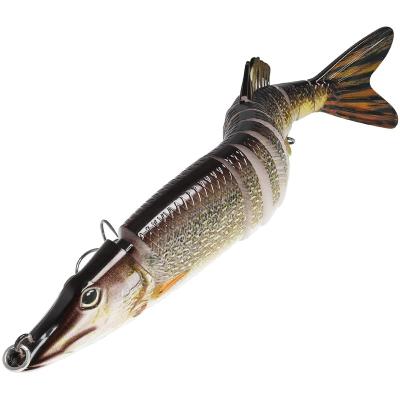 China Truscend Gotour Supply High Strength Wholesale Trout Pike Walleyes Slow Sinking Hard Artificial Multi Jointed Swimbait Fishing Lure For Bass for sale