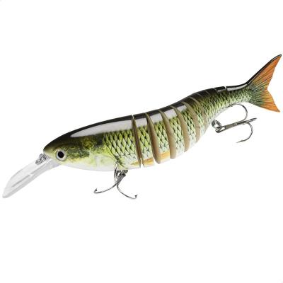 China High Strength Trout Pike Bass Crappie Dispensers Truscend Gotour Swimbait Bionic Hard Plastic Multi Jointed Lures For Saltwater for sale