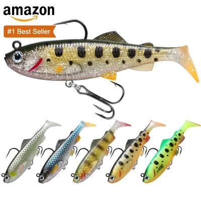 China Truscend Amazon Best Selling Paddle Tail Prawn Paddle High Strength Swimbait Fishing Lures For Saltwater Freshwater for sale