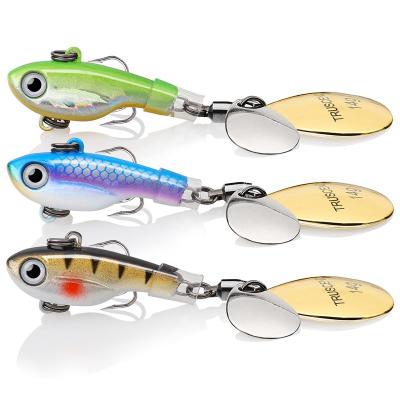 China Spinner Spinner Truscend Amazon Best Selling Trout Pike Silicon Bottom Hard Tungsten Metal High Strength Spinner Crank Fishing Lures For Saltwater for sale