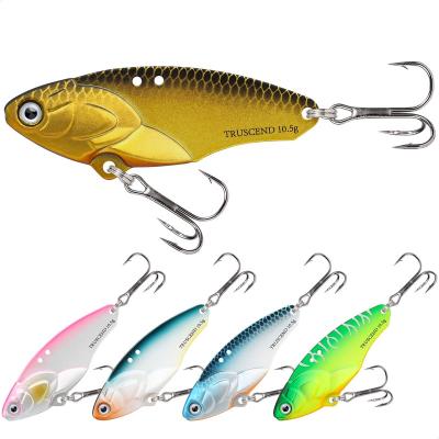 China Wholesale High Strength Trout Pike Truscend Bait Spoon Blade Crankbait Crankbait Casting Lipless Spinner Fishing Lure For Freshwater for sale