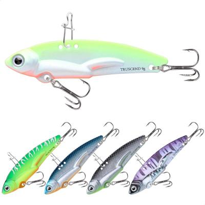 China Truscend OEM ODM High Strength Walleye Bass Trout Perch Casting Bait Spoon Blade Vib Crankbait Lipless Casting Spinner Fishing Sea Lure for sale