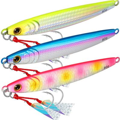 China Truscend Luminous Vertical Artificial Fast Pike High Strength Base Metal Manufacturing Companies Slow Pike Casting Fishing Lure For for sale