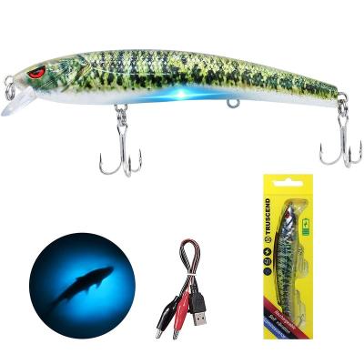 China High Strength Truscend Promote Hard Plastic Artificial Minnow Trout Pike Robotic Swimbait Lower Body Fishing Lure For Freshwater for sale