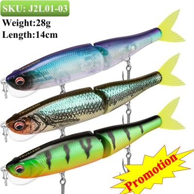 China High Strength Tilapia Bass Sunfish Best Selling Truscend Amazon Swimbait Bionic Hard Plastic Multi Jointed Lures For Freshwater for sale