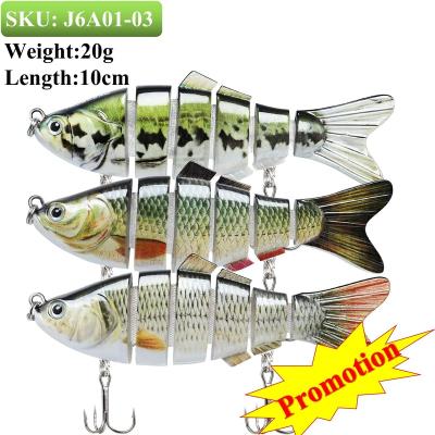 China Fishing Tackle High Strength OEM Truscend Swimbait Swimbait Slow Sinking Gear Multi Joint Fishing Tackle Bass Pike Minnows For Freshwater for sale