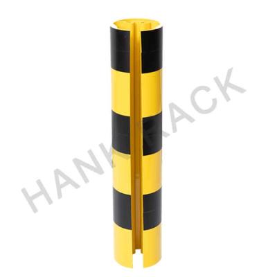 China Traditional Stretching Rack Post System Guard Rack Post Column Plastic Rubber Straight Protector for sale