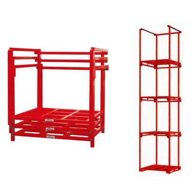 China Metal Tire Storage Nestainer Stacking Rack Stacker Pallet for sale