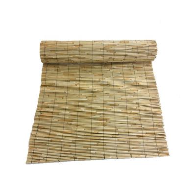 China Natural Grass Window Shade Reed Woven Jute Bamboo Shade Mixed Curtains Anti-UV for sale