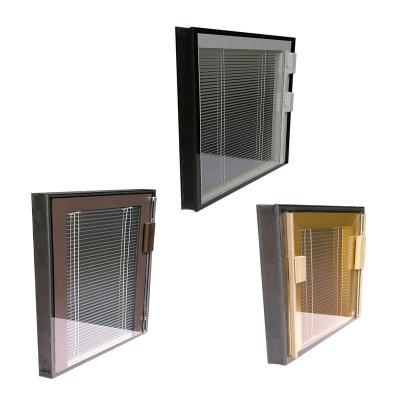 China Anti-UV Built-in Shades In Glass Aluminum Double Material Integral Shades for sale