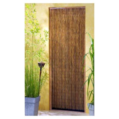 China Mid Century Modern Cheap Wooden Room Divider Decorative Bamboo Door Blinds Beaded Curtains for sale