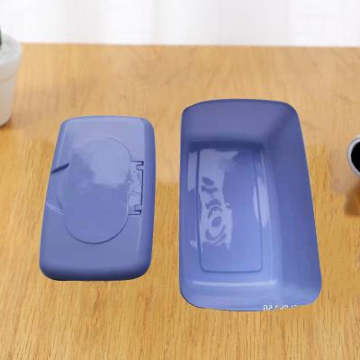 China Viable Hot Sale Reusable Wet Tissue Box Containers Fit Plastic Wet Tissue Box for sale