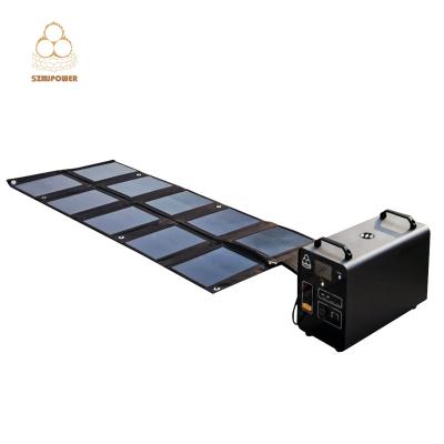 China SZMJPOWER 120v 240v 1000w Multifunctional Wireless Charging Portable Solar Power Station with Inverter for sale