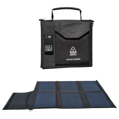 China MEGASOLAR 60W Solar Panel Portable with Solar Charge Controller USB Type-C PD and Quick Charge 3.0, and DC Output 290*280*70mm for sale