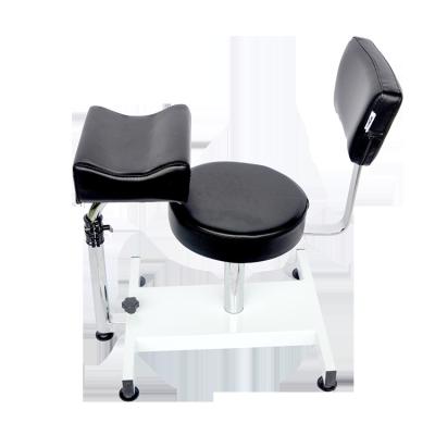 China Portable Beauty Nail Salon Furniture With Leather Stool PVC Pedicure Manicure Nail Chair For Salon 211 Nail Supplies for sale