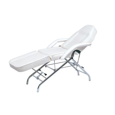 China Beauty Spa Health Care PVC Footrest Backrest Furniture Salon Salon Bed Message Bed Modern White Adjustable Soft Leather Table Material for sale