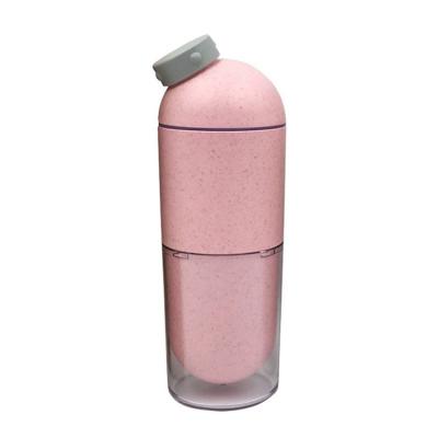 China Sustainable Cleansing 500ml Custom Gym Self Sport Plastic Water Bottle With Storage for sale