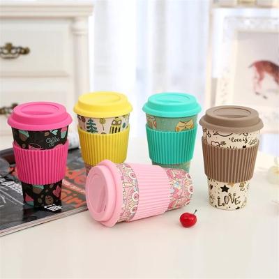 China Customized Design Color Travel Sustainable Biodegradable Eco - Friendly Bamboo Travel Mug for sale