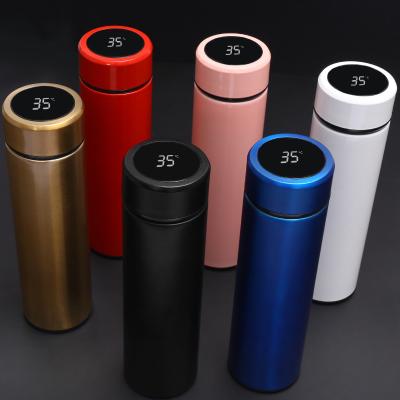 China Sustainable Smart Stainless Steel Temperature Display Water Bottle Intelligent Water Bottle for sale