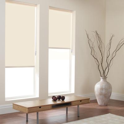 China Environmental Friendly Ready Made Roller Blind Blackout Fabrics Bali Blinds Roller Shades Blind Manual White Color for sale