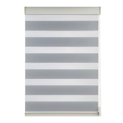 China Environmentally Friendly Indoor Window Shade Day To Night Manual Zebra Roller Shade for sale