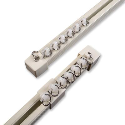 China Modern Wholesale Modern Aluminum Alloy Ceiling Curtain Rail Pole Top Bracket Track for sale