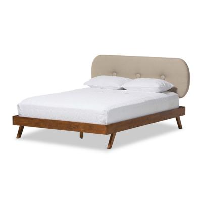 China Sale Modern Leather Bed Eco-Friendly Maharaja Bed OAK Double Bed Eco-Friendly Wood Bed for sale