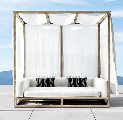 China AVIARA Industrial OEM OUTDOOR TEAK AWNING WOODEN DAYBED for sale