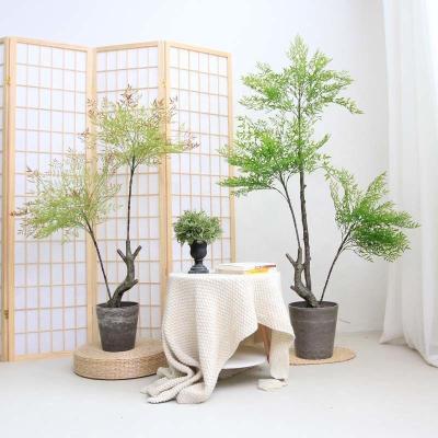 China Artificial green bamboo tree plant decoration 150CM indoor and outdoor environmental protection artificial green bamboo plant decorative bamboo for sale