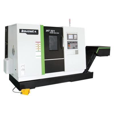 China New State Machinery Repair Shops IHT321 Metal Bed Horizontal Slant CNC Lathe Turning Center for sale