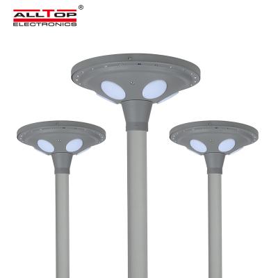 China ALLTOP Garden Aluminum Waterproof Solar Charging IP65 Starlight All In One 30w 60w Led Solar Garden Lamp for sale