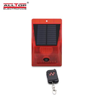 China ALLTOP IP65 Waterproof Solar Garden Security 3w Light Outdoor Garden Flashing All In One Led Solar Wall Light for sale