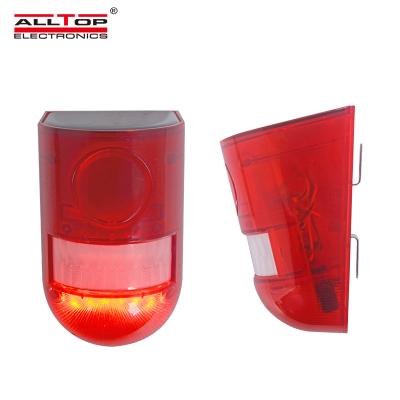 China ALLTOP 2021 Safety IP65 3w Waterproof Energy Saving Waterproof Solar Light Outdoor 69*120mm Solar Led Flashing Warning Lamp for sale