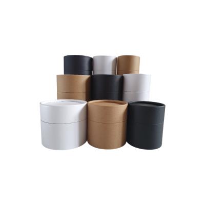 China Brown Craft Cardboard Paper Tube Recyclable Recycled Paper Custom Printing Core Tube Kraft Paper Packaging for sale