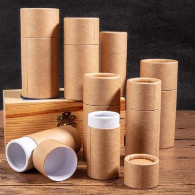 China Food Grade Recyclable Biodegradable Round Coffee Tea Cardboard Packaging Paper Tube Paper Packaging for sale