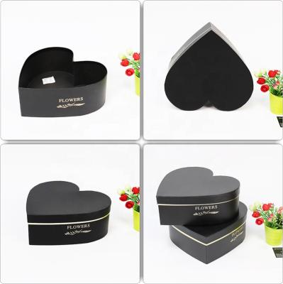 China All Factory Wholesale Custom High Quality Matte Lamination Cardboard Heart Shaped Lid And Flower Bottom Packaging Gift Box for sale