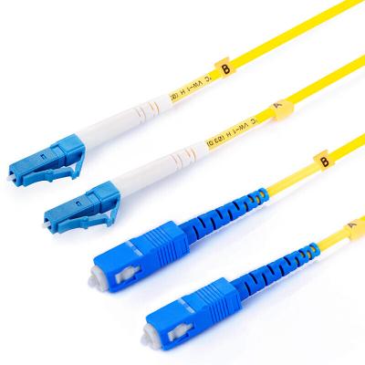 China Environmental Friendly Material Fiber PVC YG-53 LC-SC Singlemode Optical Jumper Cable Equipment Support and Connector Customization (3-30M Available) for sale