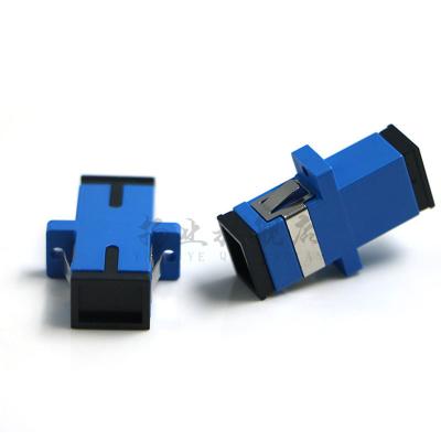 China FTTH FTTB FTTX Network YG-72 SC To SC Fiber Optic Adapter Product Plastic Clamp Used In Fiber Optic CATV Access Broadband Network for sale