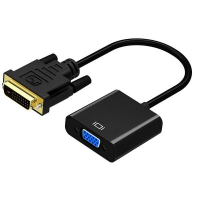 China YG-32 support 3D visual effects DVI to VGA cable converter adapter DVI-D video transmission distance up to 20 meters for sale