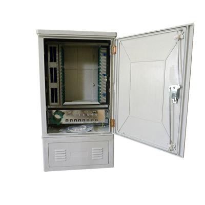 China 144 Core FTTH Outdoor Telecom Equipment Box 96 With Fiber Optic Cable Core And Braid Protection Function for sale