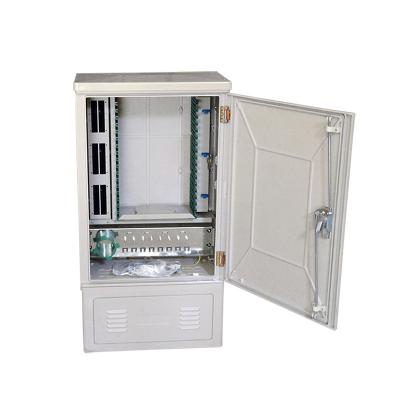 China Equipment Box Ip65 Pad Fiber Optic Cross Connect Cabinet Smc Fiber Optic Smc Cabinet Outdoor 96/144 for sale