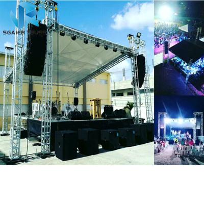 China Concert/events/exhibition/car show aluminum led display truss stage lighting truss rack pin roof concert truss system for sale