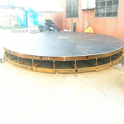 China Durable Rotating Car Stage Rotating Stage Platform for Car Display Hydraulic Lift Scissor Lift for Car Show for sale