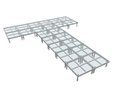 China Durable Sgaier Floor Stage Systems Acrylic Stage For Indoor Stage for sale