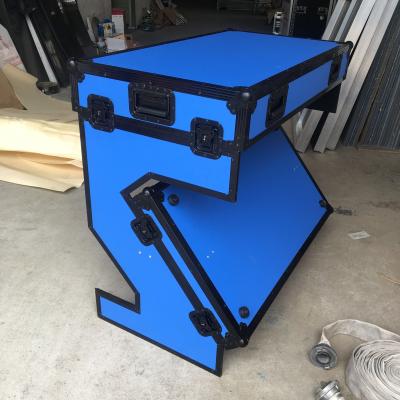 China Aluminum Frame Nightclub DJ Stand Flight Case DJ Flight Case Stand For Mixing Speaker Control for sale